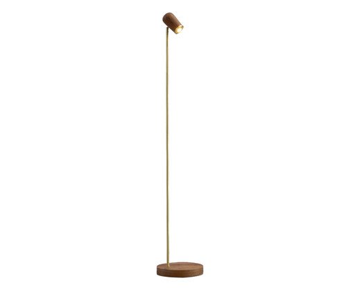 Luminária de Piso Sardinha Madeira Bivolt, brown | WestwingNow