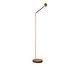 Luminária de Piso Ostra Madeira Bivolt, brown | WestwingNow