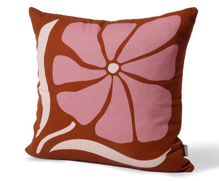 Capa de Almofada Estampada Flô Terracota | Westwing