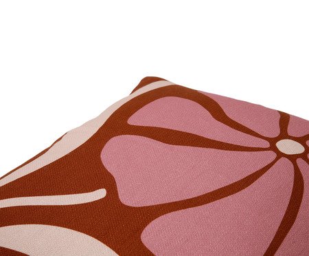 Capa de Almofada Estampada Flô Terracota | Westwing