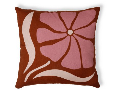 Capa de Almofada Estampada Flô Terracota | Westwing