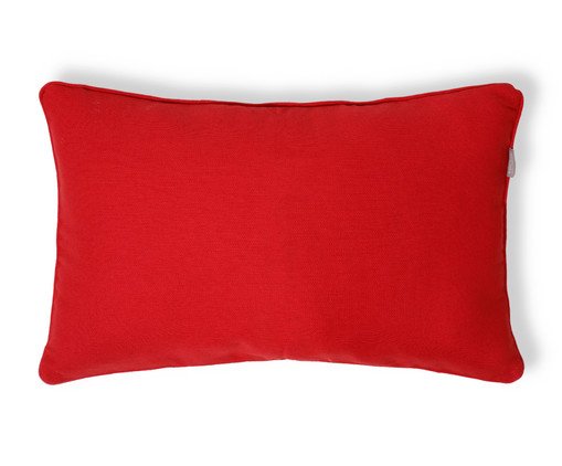 Capa de Almofada Retângular com Cordonê Vermelho, red | WestwingNow