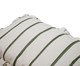 Capa de Almofada Retângular Estampada com Babados Listras Olívia Verde, white | WestwingNow