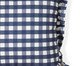Capa de Almofada Estampada com Babados Vichy Elena Azul Marinho, blue | WestwingNow