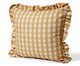 Capa de Almofada Estampada com Babados Vichy Elena Amarelo, yellow | WestwingNow