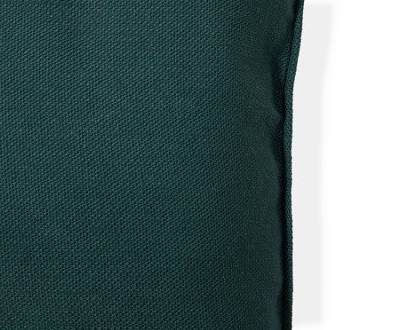 Capa de Almofada Retângular com Cordonê Verde Escuro | Westwing