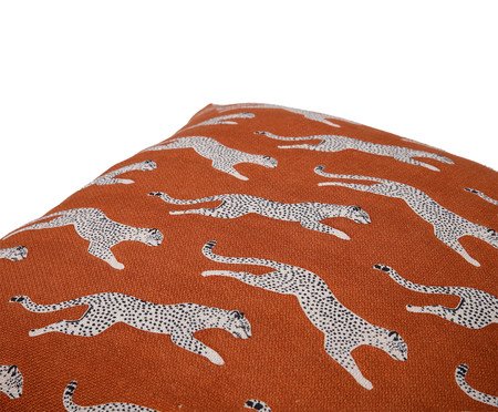 Capa de Almofada Estampada com Cordonê Safari Terracota | Westwing