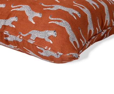 Capa de Almofada Estampada com Cordonê Safari Terracota | Westwing
