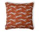 Capa de Almofada Estampada com Cordonê Safari Terracota, orange | WestwingNow