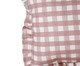 Capa de Almofada Retangular Estampada com Babados Vichy Elena Rosa, pink | WestwingNow