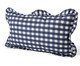 Capa de Almofada Retangular Estampada com Babados Vichy Elena Azul Marinho, blue | WestwingNow