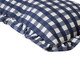 Capa de Almofada Retangular Estampada com Babados Vichy Elena Azul Marinho, blue | WestwingNow
