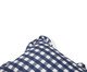 Capa de Almofada Retangular Estampada com Babados Vichy Elena Azul Marinho, blue | WestwingNow