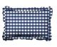 Capa de Almofada Retângular Estampada com Babados Vichy Elena Azul Marinho, blue | WestwingNow