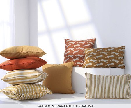 Capa de Almofada com Cordonê Amarelo | Westwing