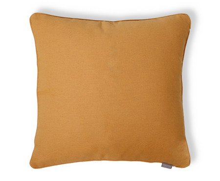 Capa de Almofada com Cordonê Amarelo