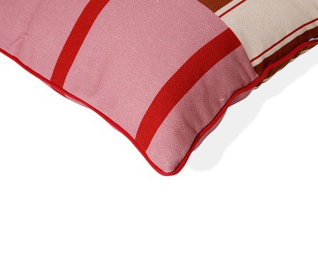 Capa de Almofada Retângular Estampada com Cordonê Moyou Colorida | Westwing
