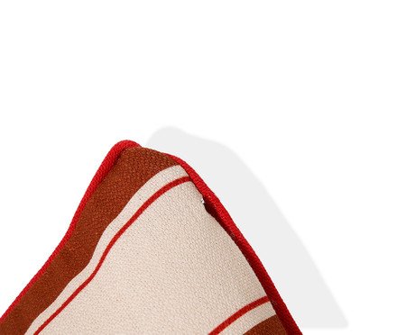 Capa de Almofada Retângular Estampada com Cordonê Moyou Colorida | Westwing