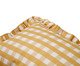 Capa de Almofada Retangular Estampada com Babados Vichy Elena Amarelo, yellow | WestwingNow