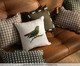 Capa de Almofada Estampada com Babados Vichy Elena Bege, brown | WestwingNow