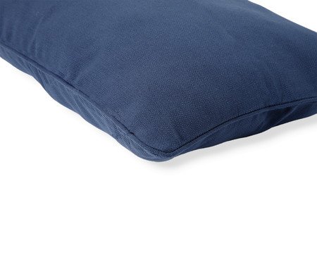 Capa de Almofada Retângular com Cordonê Azul Marinho | Westwing