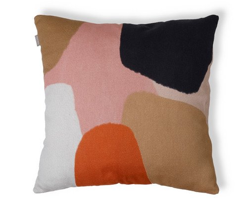 Capa de Almofada Estampada Ecos Colorida, beige | WestwingNow