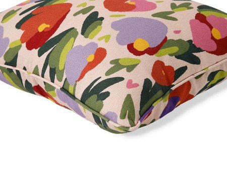 Capa de Almofada Estampada com Cordonê Floral Olga Colorida | Westwing