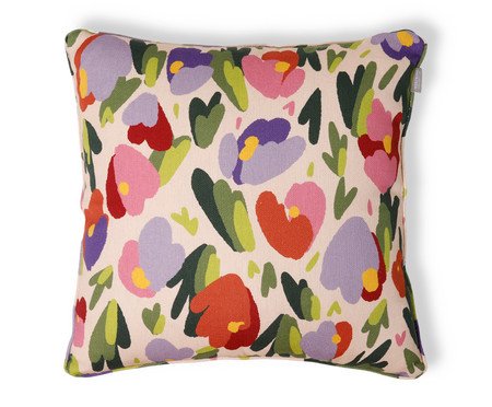 Capa de Almofada Estampada com Cordonê Floral Olga Colorida | Westwing