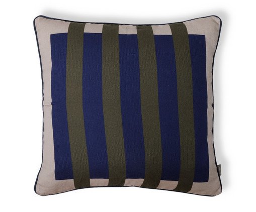 Capa de Almofada Estampada com Cordonê Arthur Colorida, blue | WestwingNow