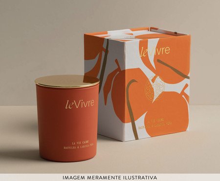 Vela La Vie Calme Baunilha e Laranja Pera | Westwing