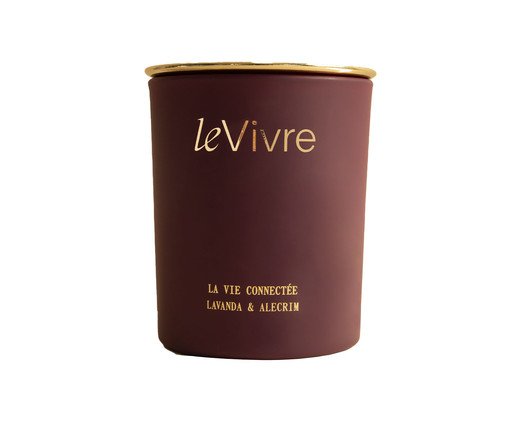 Vela La Vie Connectée Lavanda e Alecrim, Roxo | WestwingNow