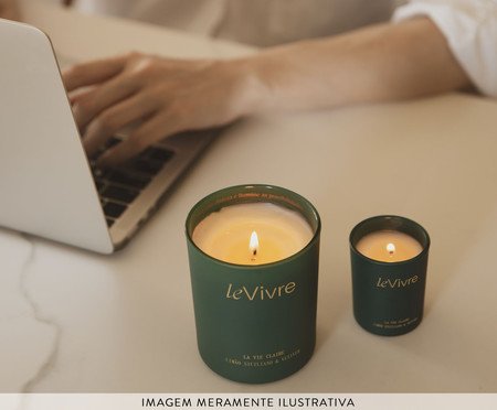 Vela La Vie Claire Limão Siciliano e Vetiver | Westwing