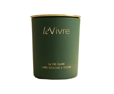 Vela La Vie Claire Limão Siciliano e Vetiver | Westwing