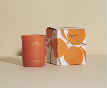 Mini Vela La Vie Calme Baunilha e Laranja Pera | Westwing