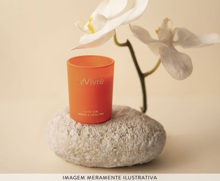 Mini Vela La Vie Calme Baunilha e Laranja Pera | Westwing