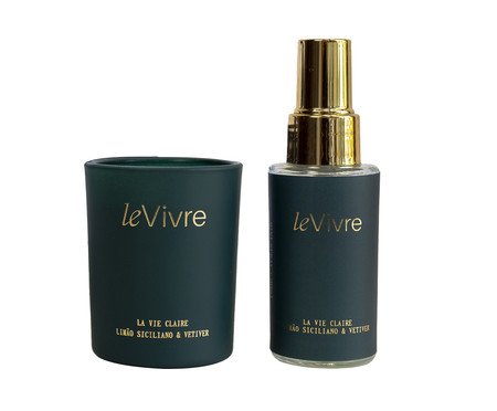 Kit La Vie Claire - Mini Vela + Mini Home Spray | Westwing