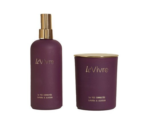 Combo La Vie Connectée - Vela + Home Spray, Roxo | WestwingNow