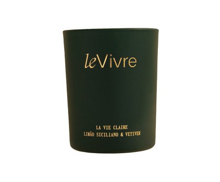 Mini Vela La Vie Claire Limão Siciliano e Vetiver | Westwing