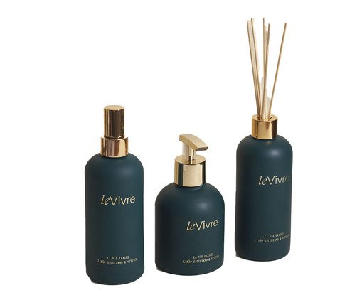 Combo La Vie Claire - Difusor + Home Spray + Sabonete Líquido, Verde | WestwingNow