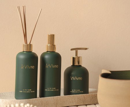 Combo La Vie Claire - Difusor + Home Spray + Sabonete Líquido | Westwing