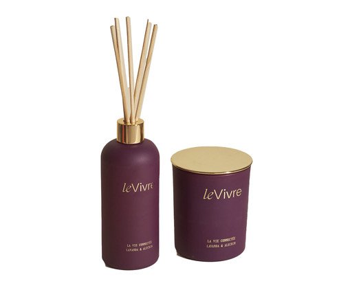Combo La Vie Connectée - Vela + Difusor, Roxo | WestwingNow