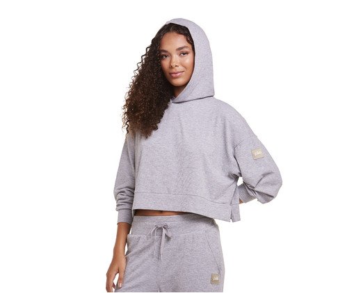 Blusa Athleisure com Capuz Mescla, grey | WestwingNow