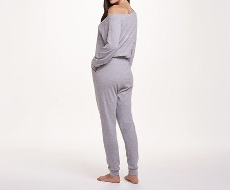 Macacão Athleisure Jogger Mescla | Westwing