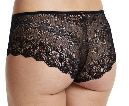 Corselet Renda Meia Taça Black | Westwing