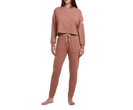 Calça Athleisure Jogger Camel