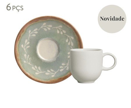 Jogo de Xícaras para Café New Mediterrâneo Étnico | Westwing