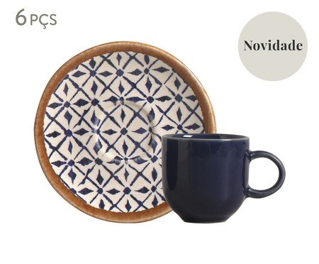 Jogo de Xícaras para Café New Asteca Étnico | Westwing