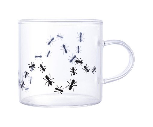 Caneca Resistente Ao Calor Bug, Transparente | WestwingNow