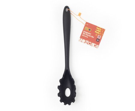 Pegador de Macarrão de Silicone Mozcada Preto | Westwing