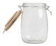 Pote para Mantimento com Trava de Bambu Mozcada, Transparente | WestwingNow